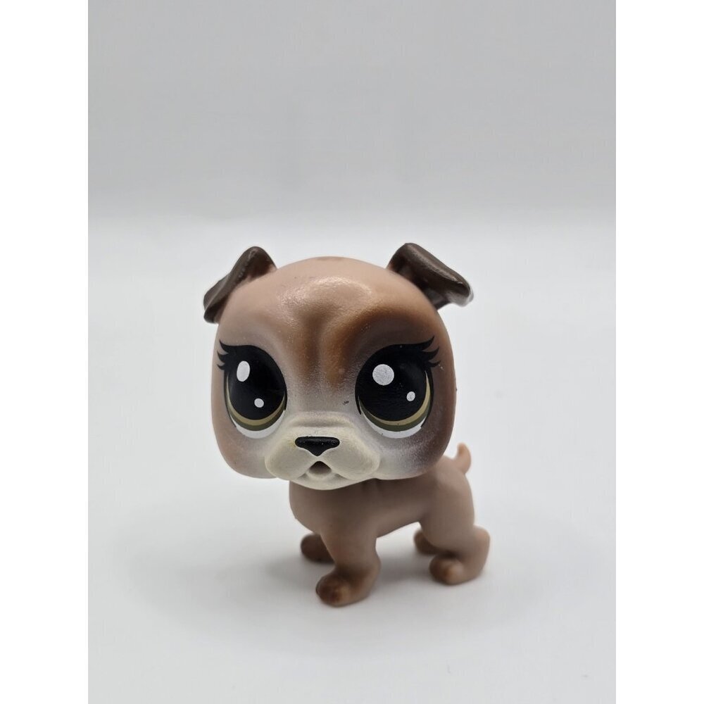 Littlest Pet Shop Pet Pairs #85 Bullena Doghouser Bulldog HASBRO LPS